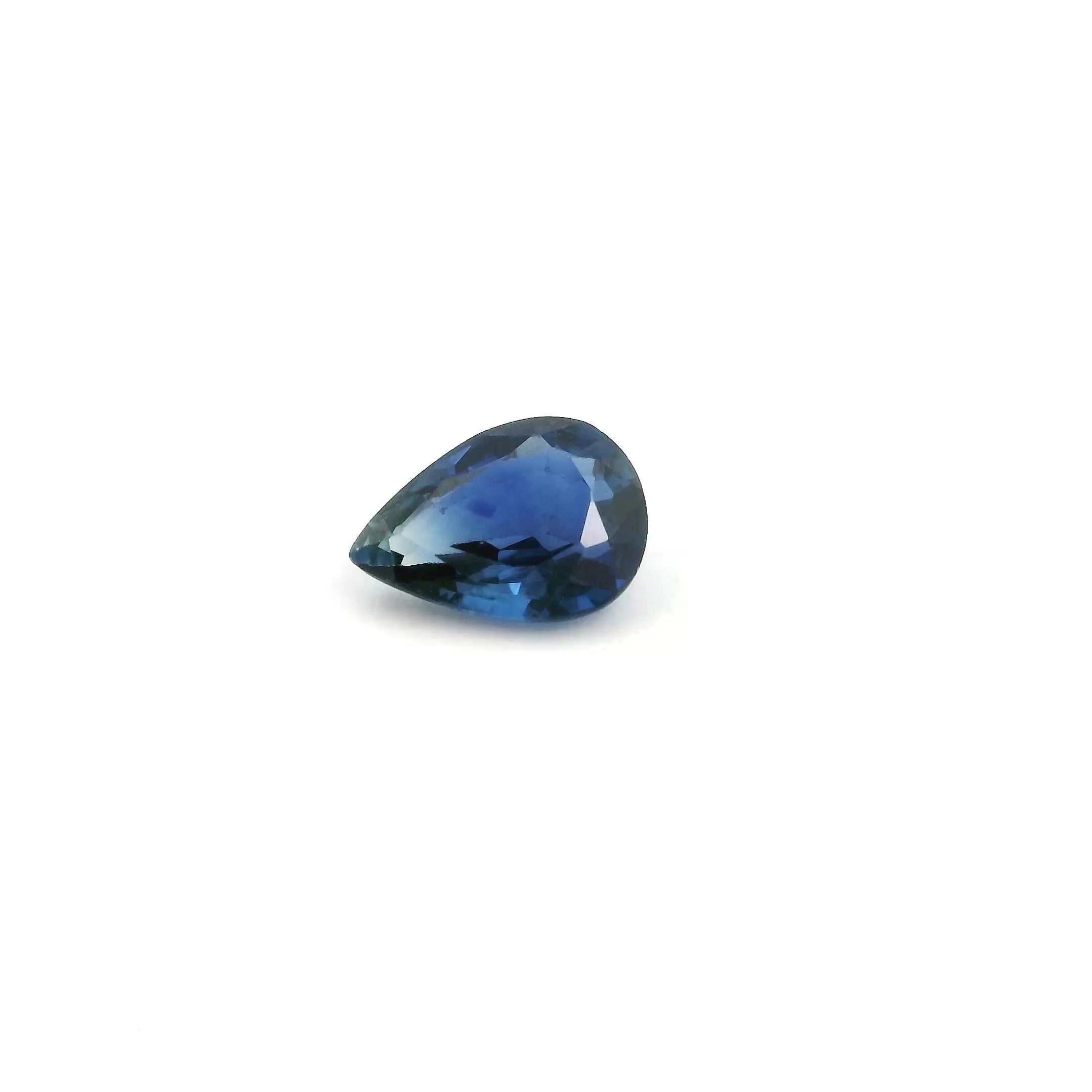 SAPPHIRE FACETED 0.79ct BLUE VIvid SI THAILAND HEATED
