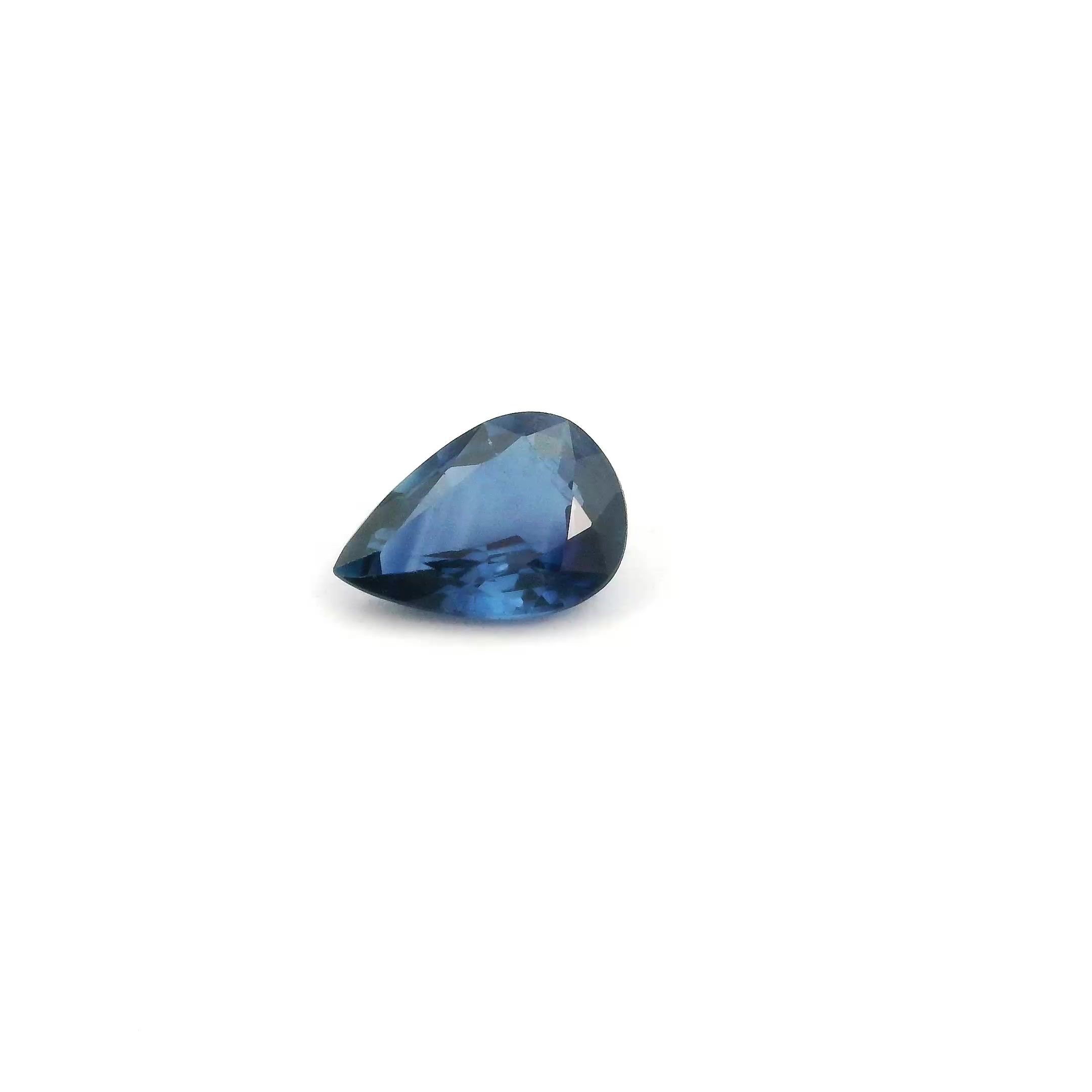0.73 ct Pear sapphire