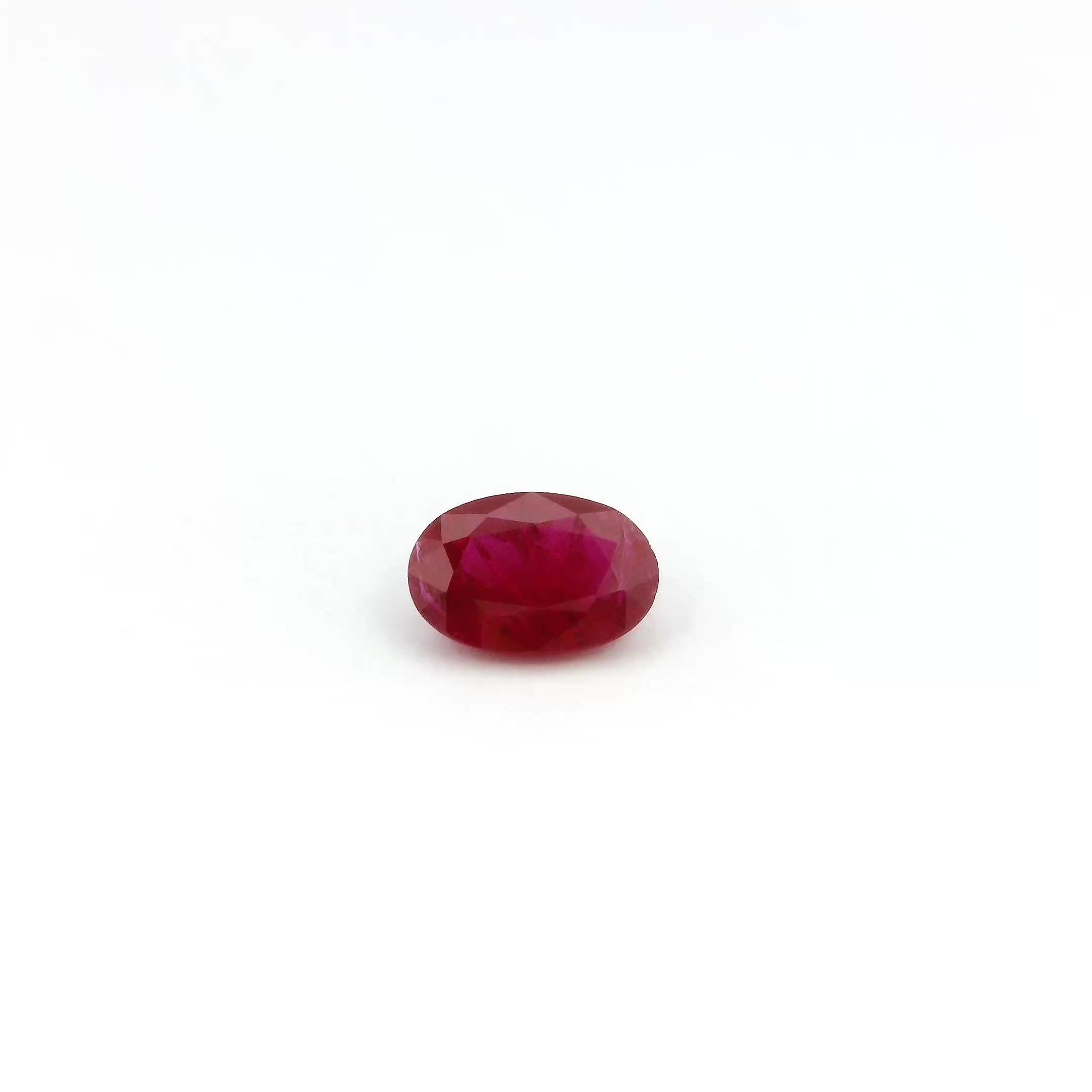 RUBY FACETED 0.49ct RED Intense SI MOZAMBIQUE HEATED