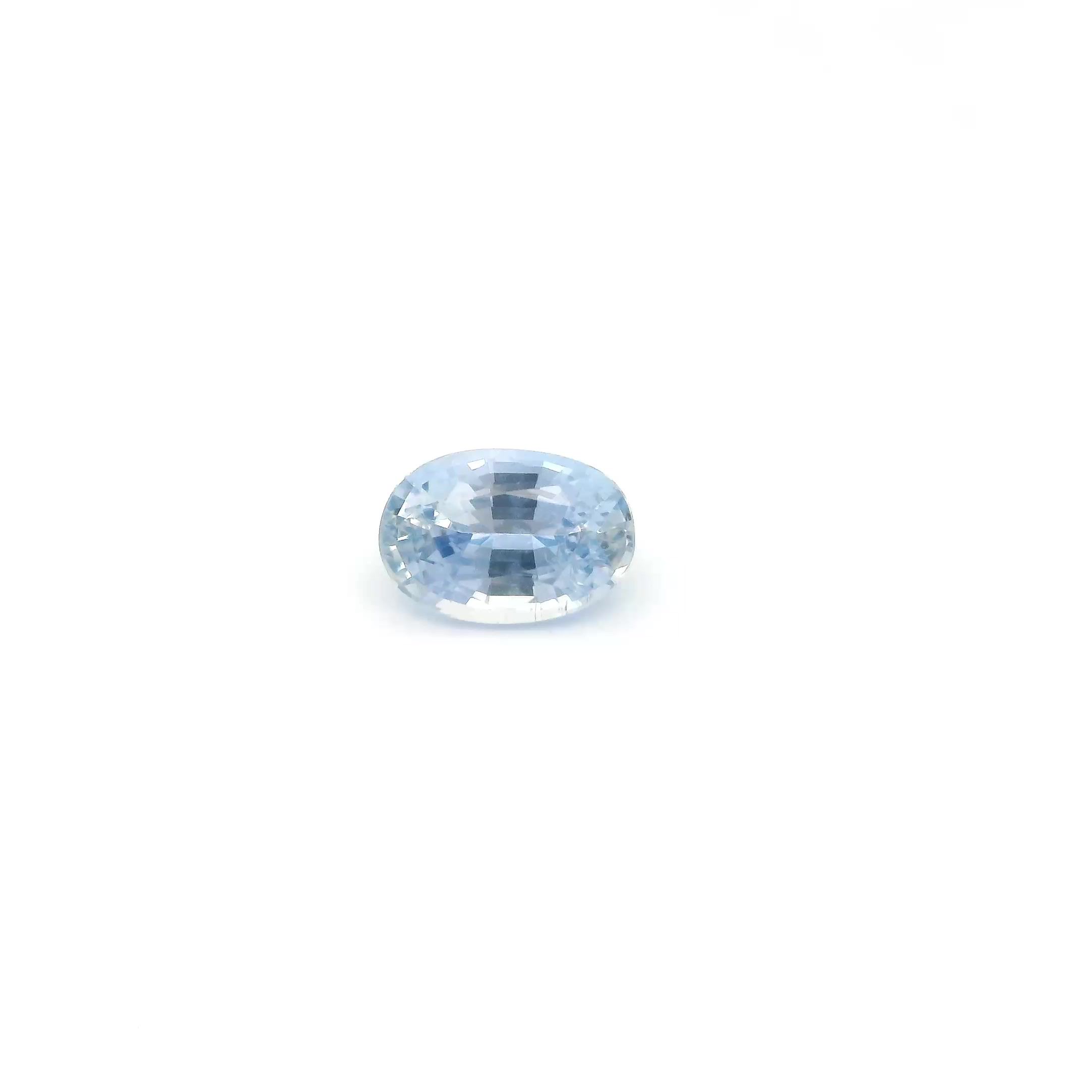 0.73 ct Oval sapphire