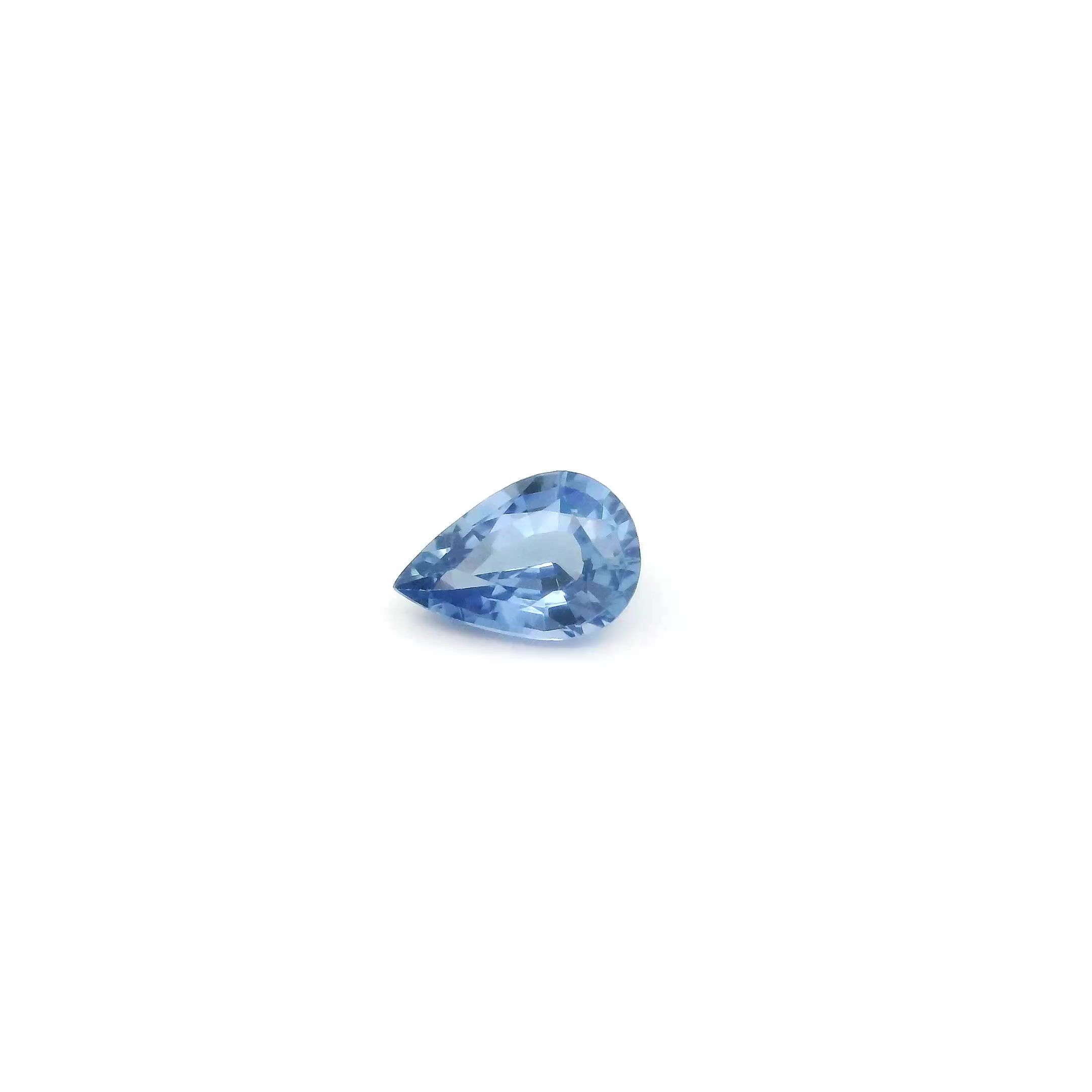 0.43ct - Blue -  - Pear