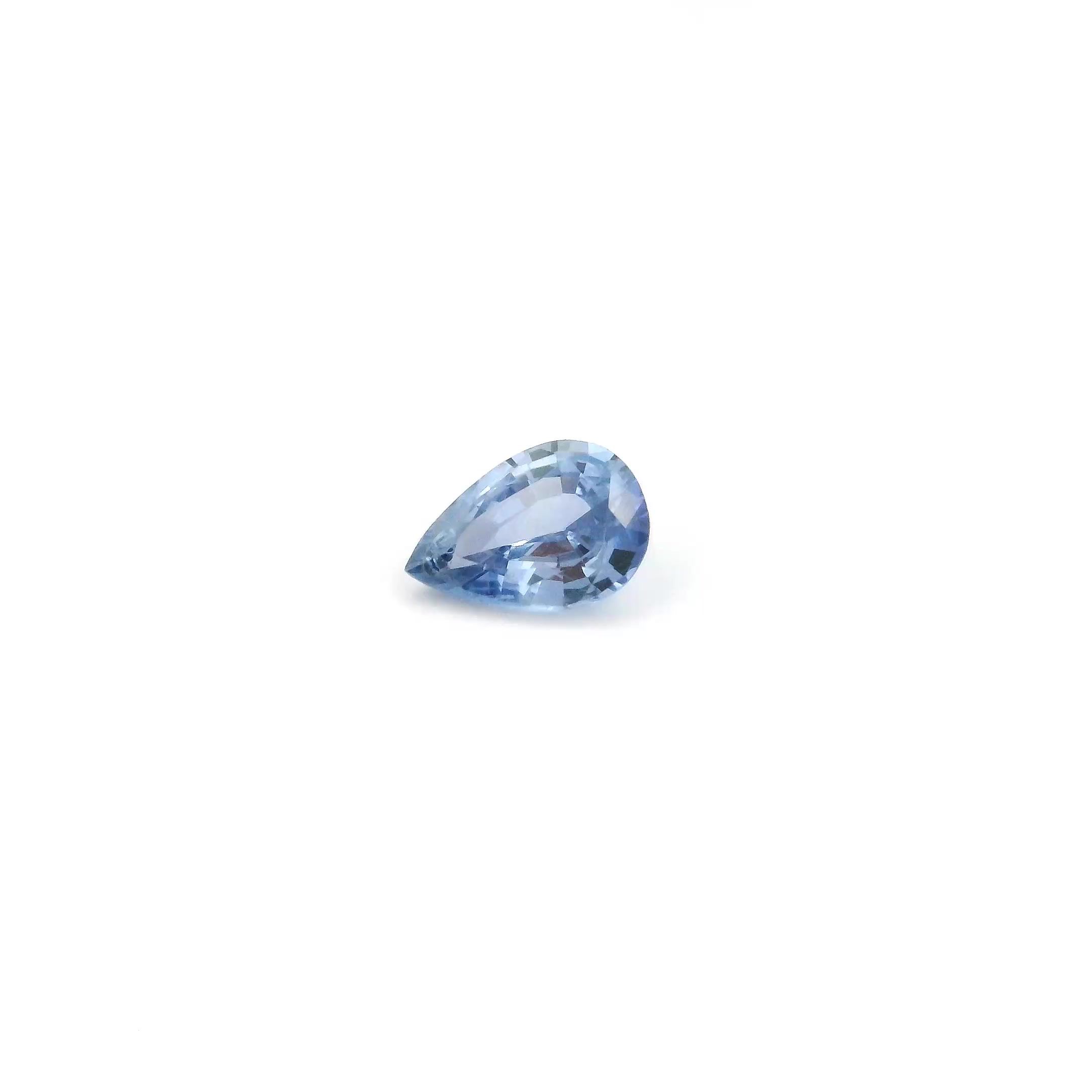 0.42ct - Blue -  - Pear
