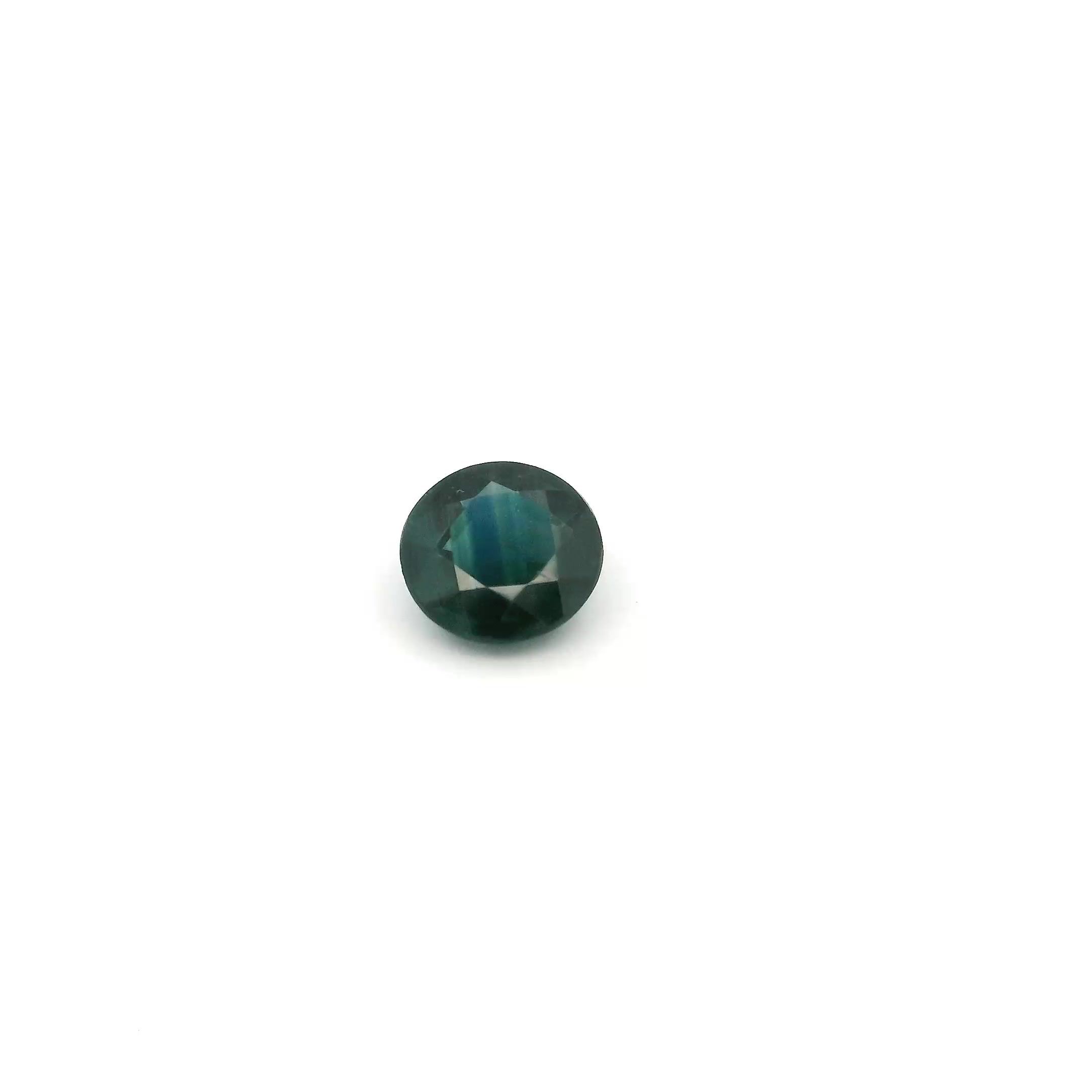 SAPPHIRE FACETED 0.48ct BLUE vivid SI CAMBODIA HEATED
