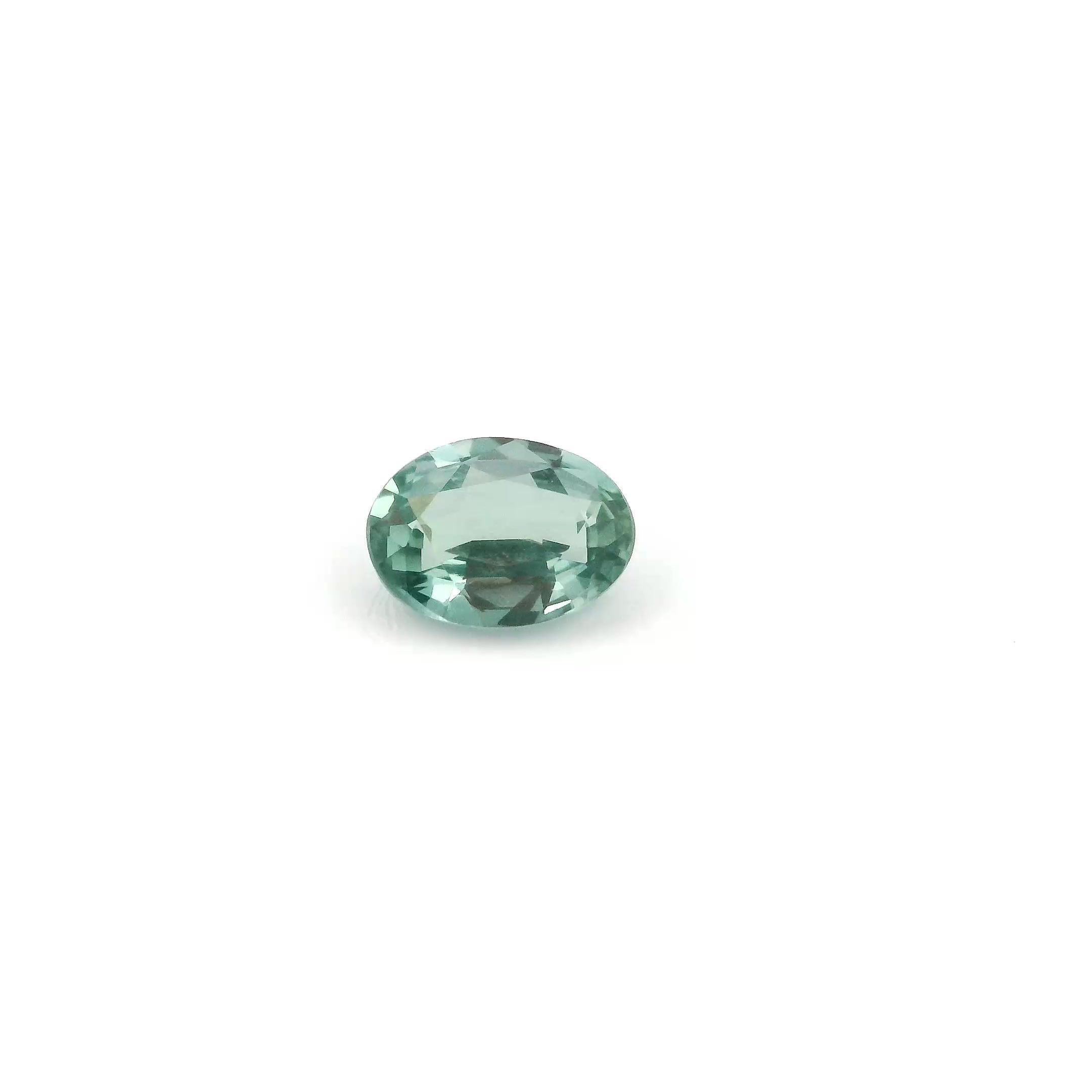 SAPPHIRE FACETED 0.76ct BLUE light EC UNITEDSTATES NONE