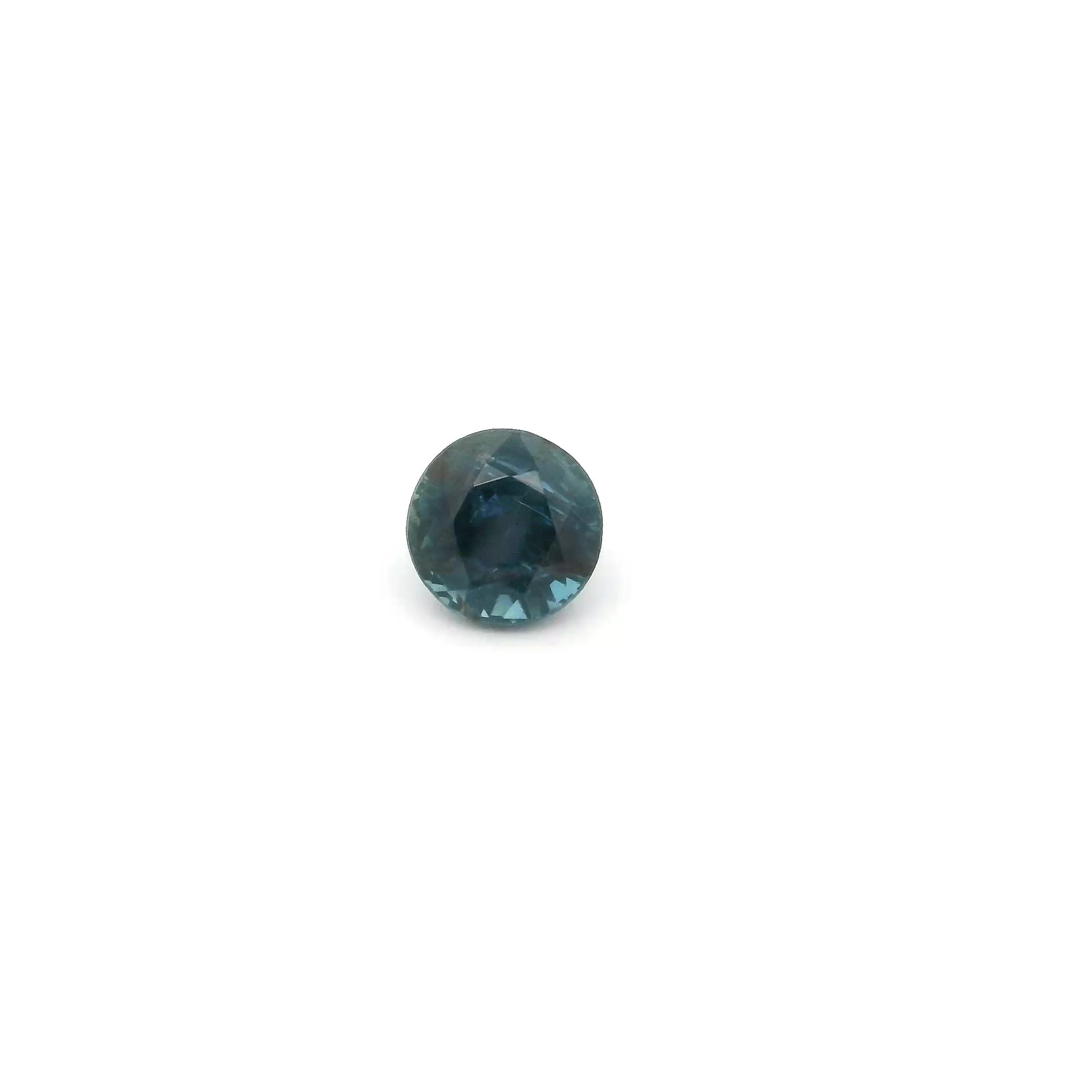SAPPHIRE FACETED 0.66ct BLUE vivid SI CAMBODIA HEATED