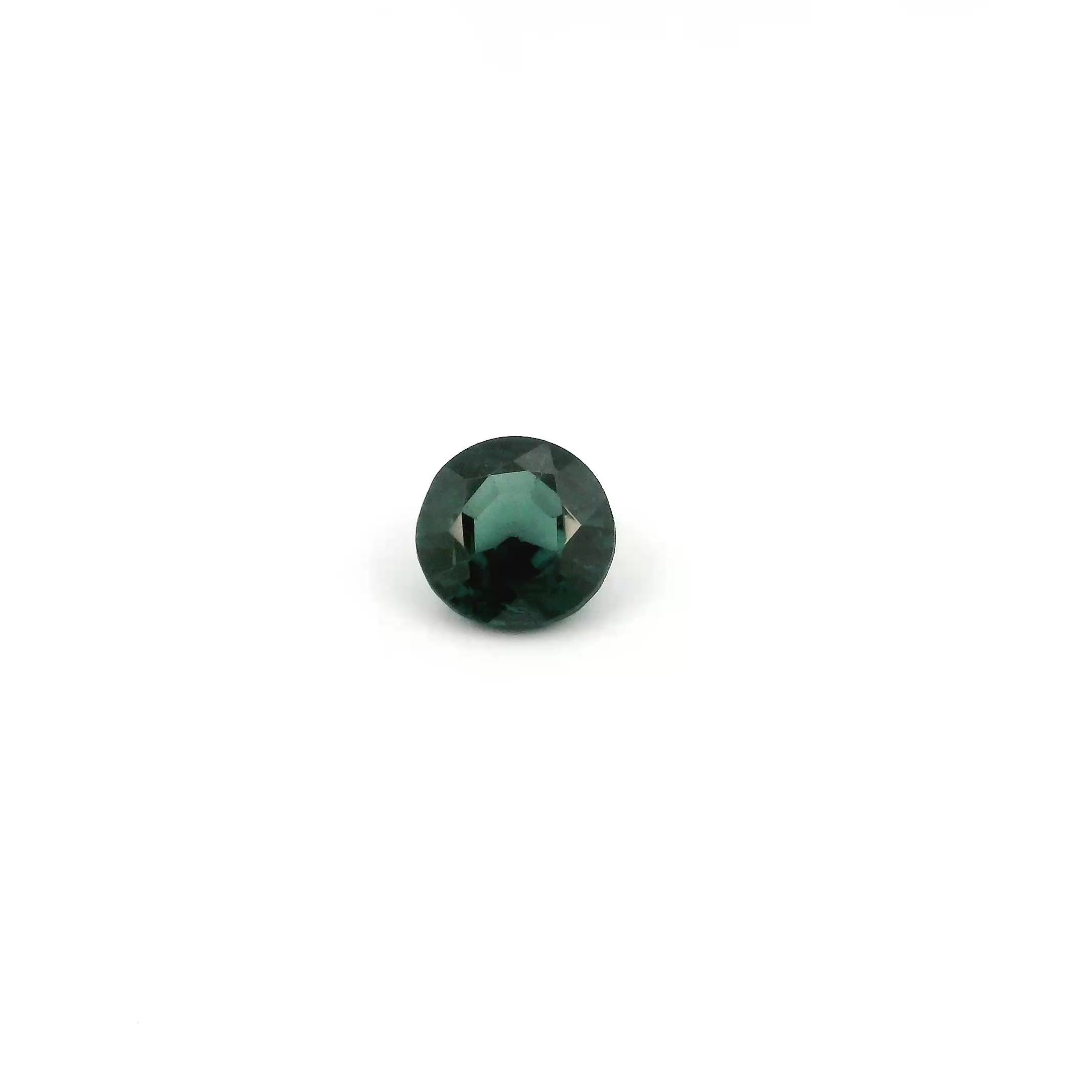 SAPPHIRE FACETED 0.49ct BLUE vivid SI CAMBODIA HEATED