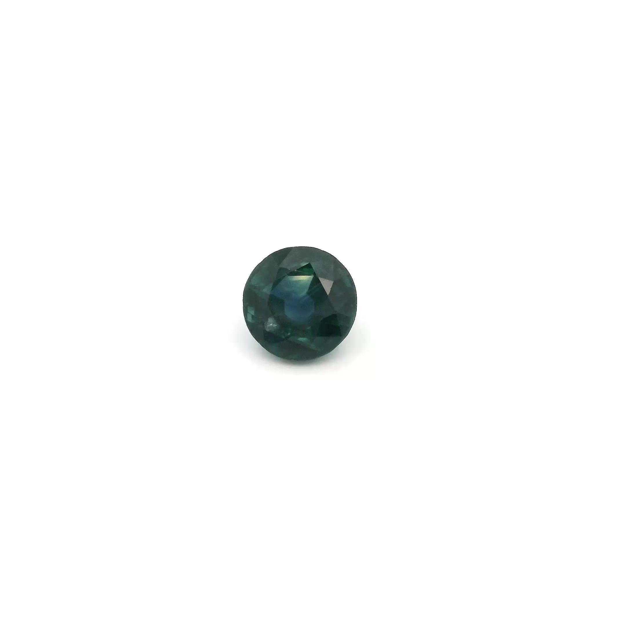 SAPPHIRE FACETED 0.57ct BLUE vivid SI CAMBODIA HEATED