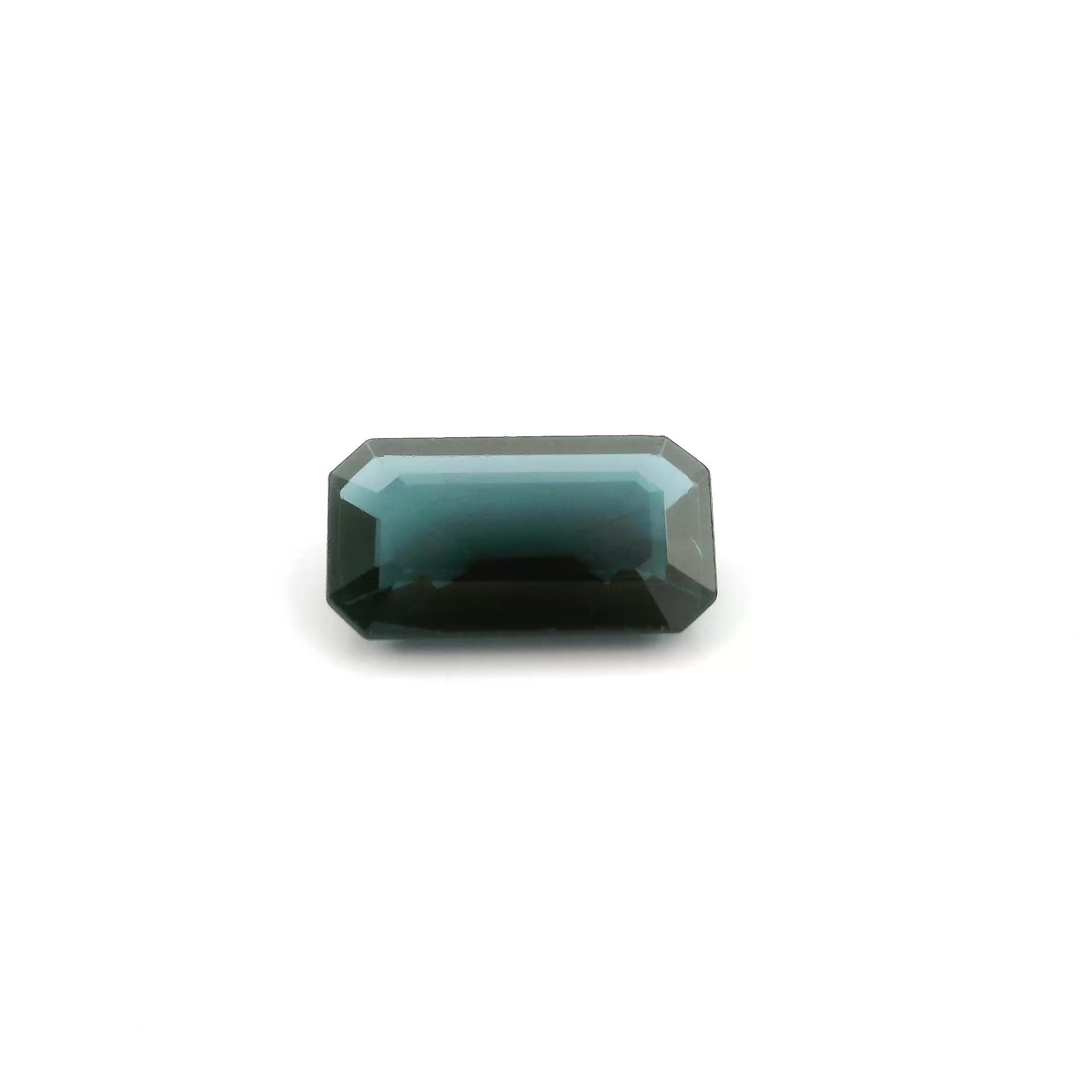 Szafir 1,31 ct, niebieski, szlif ośmiokątny