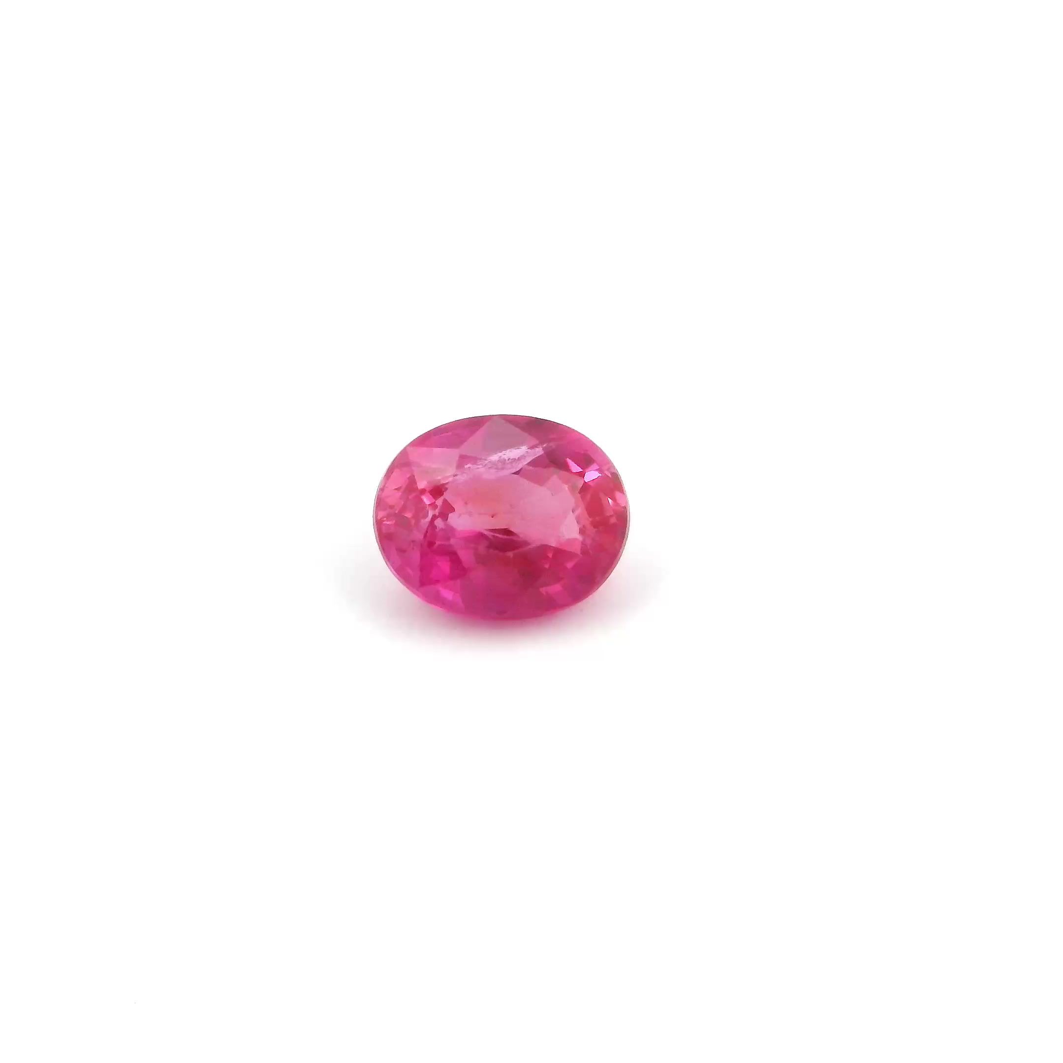 RUBY FACETED 0.96ct RED Medium Intense SI MOZAMBIQUE HEATED
