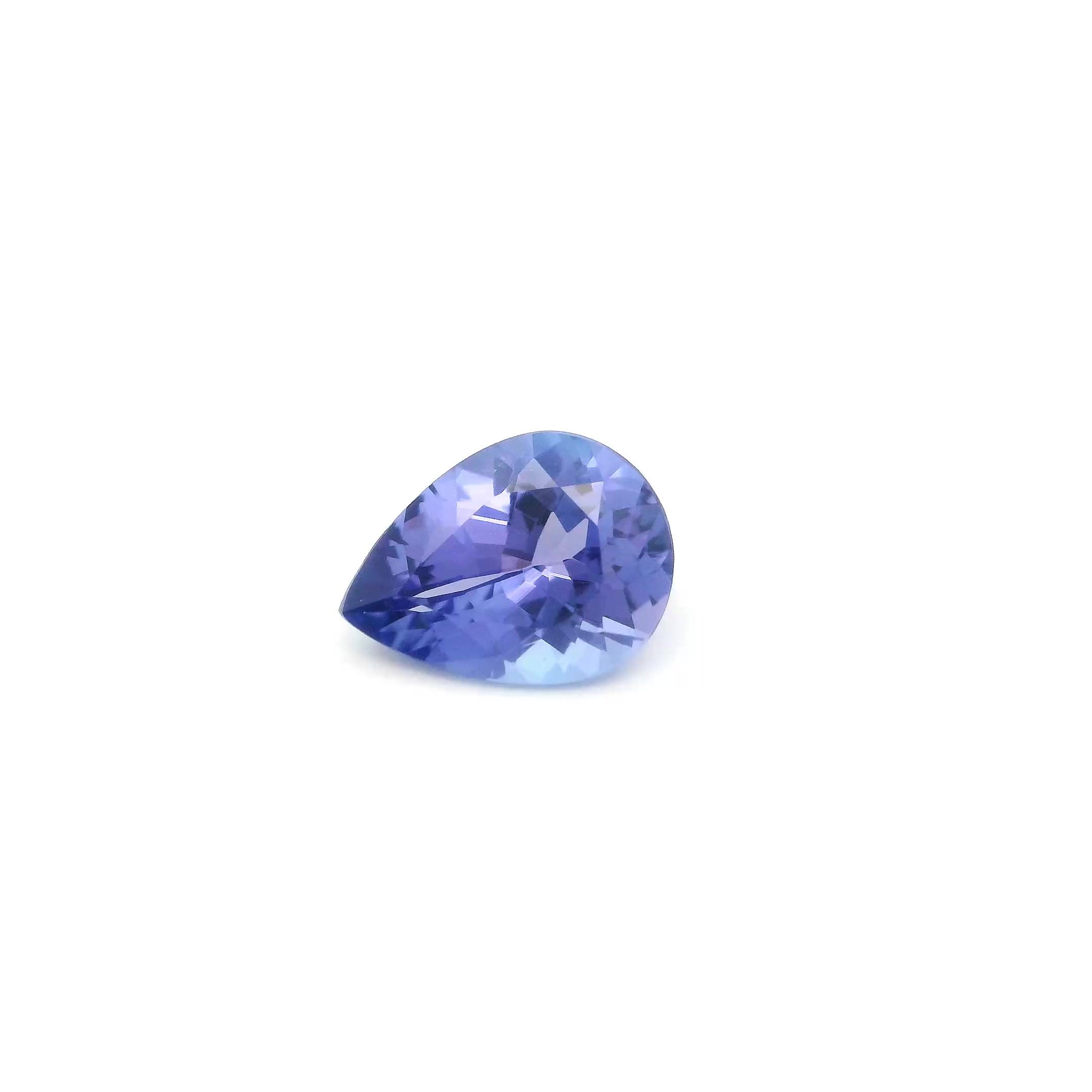 1.1 ct Pear tanzanite