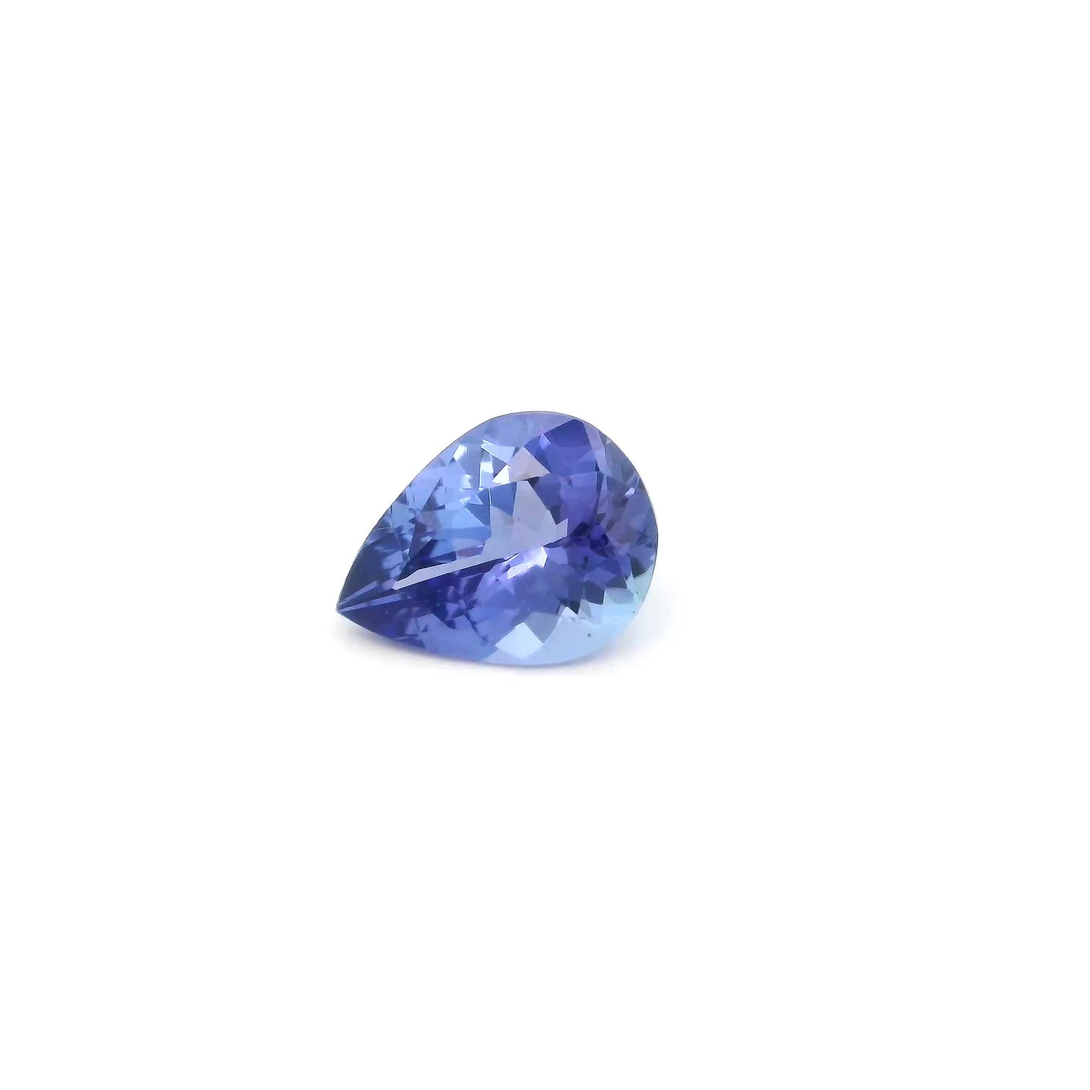 TANZANITE FACETED 1.12ct BLUE Intense EC TANZANIA HEATED