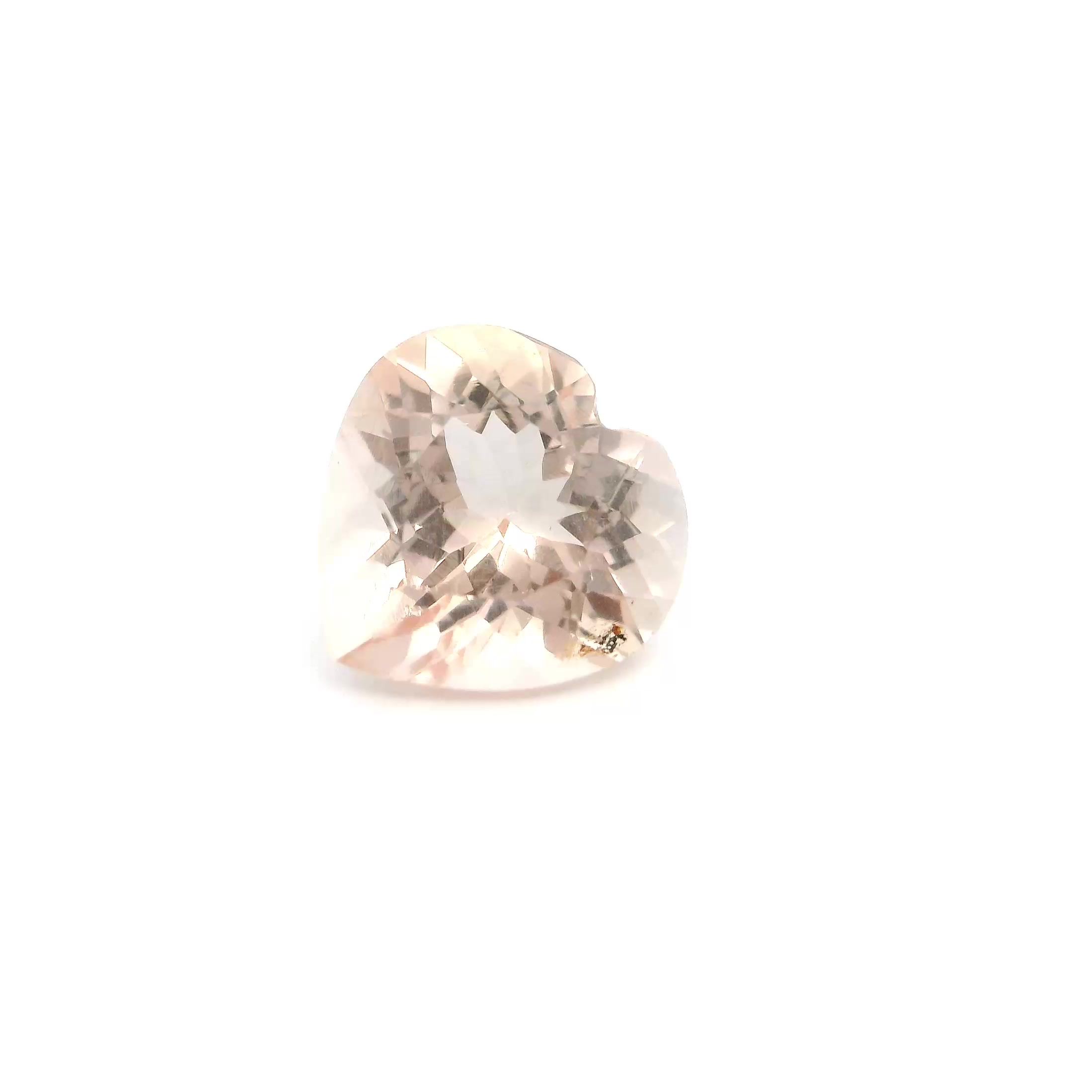 MORGANITE FACETED 2.09ct PINK Brownish Pink/Light EC MOZAMBIQUE HEATED
