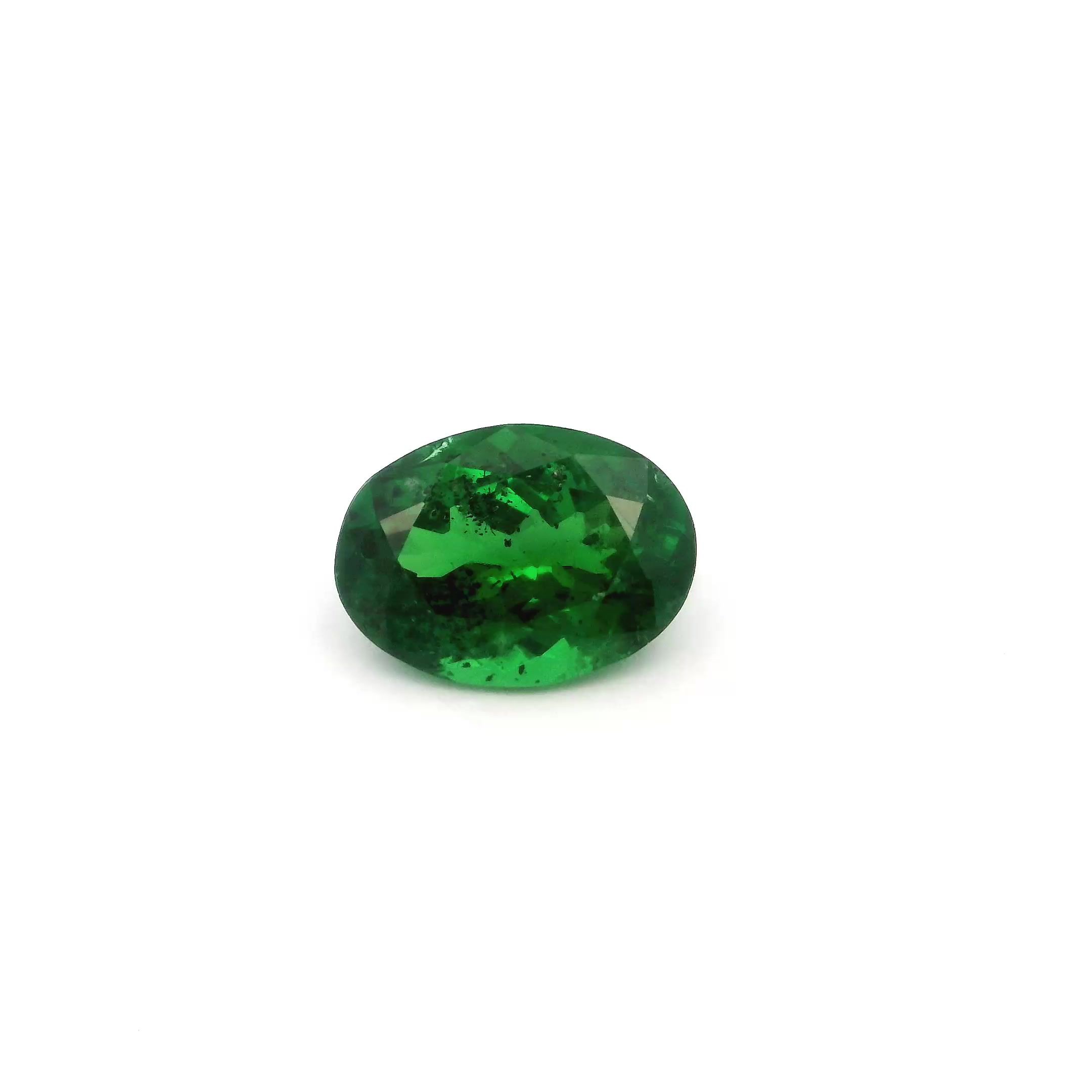 1.61 ct Oval garnet