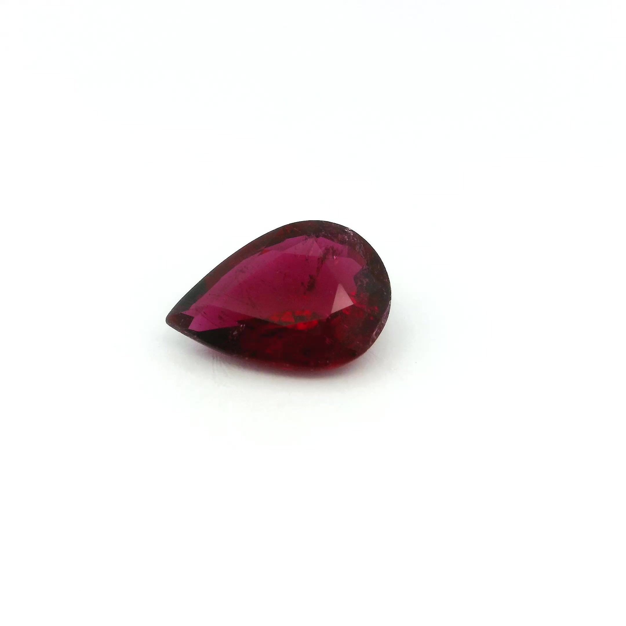 TOURMALINE FACETED 1.35ct PINK Hot pink SI REST_OF_AFRICA HEATED
