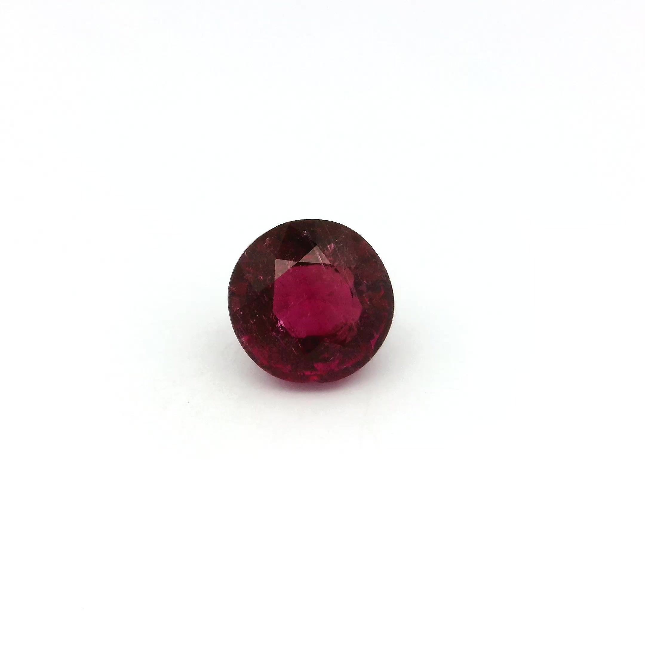 TOURMALINE FACETED 1.47ct PINK Hot pink SI REST_OF_AFRICA HEATED
