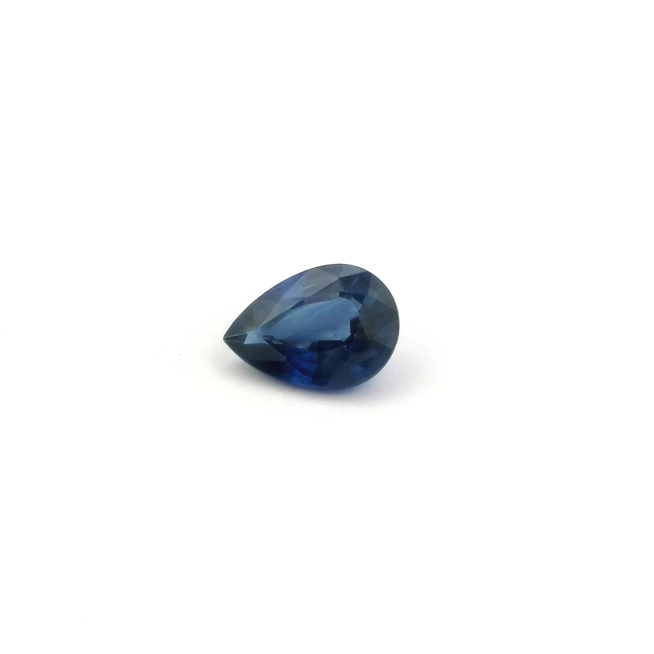 SAPPHIRE FACETED 0.84ct BLUE Intense EC SRILANKA HEATED