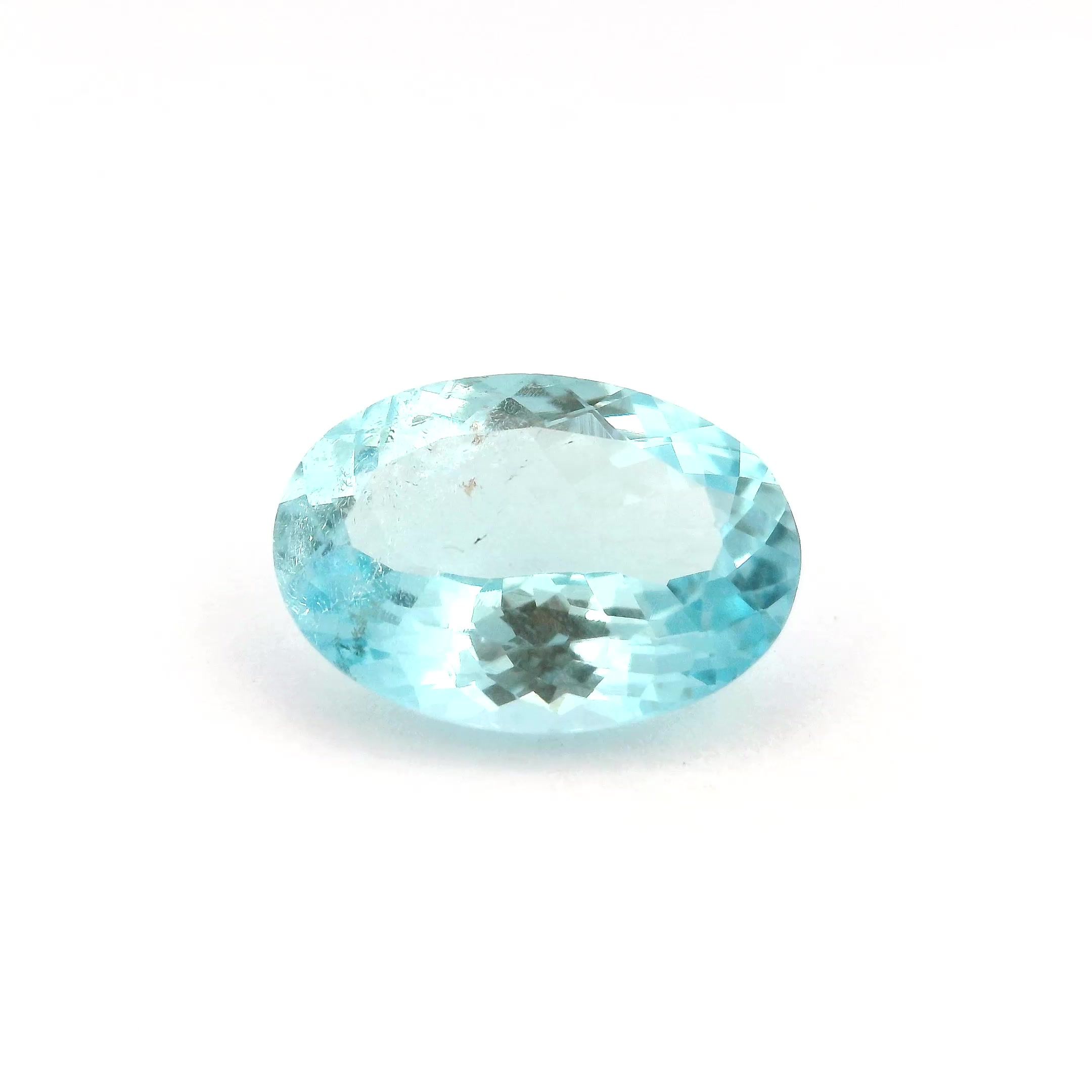 3.09 ct Oval Aquamarine