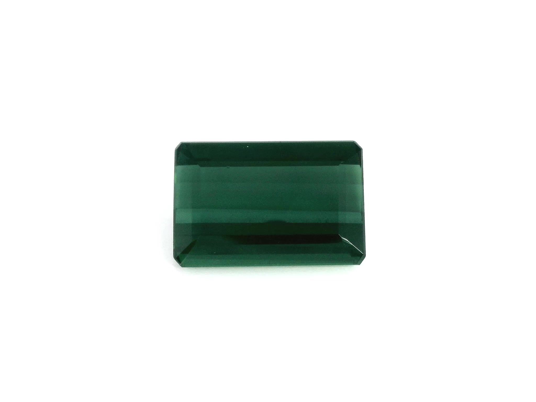 Turmalin 4,90 ct, zielony, szlif ośmiokątny