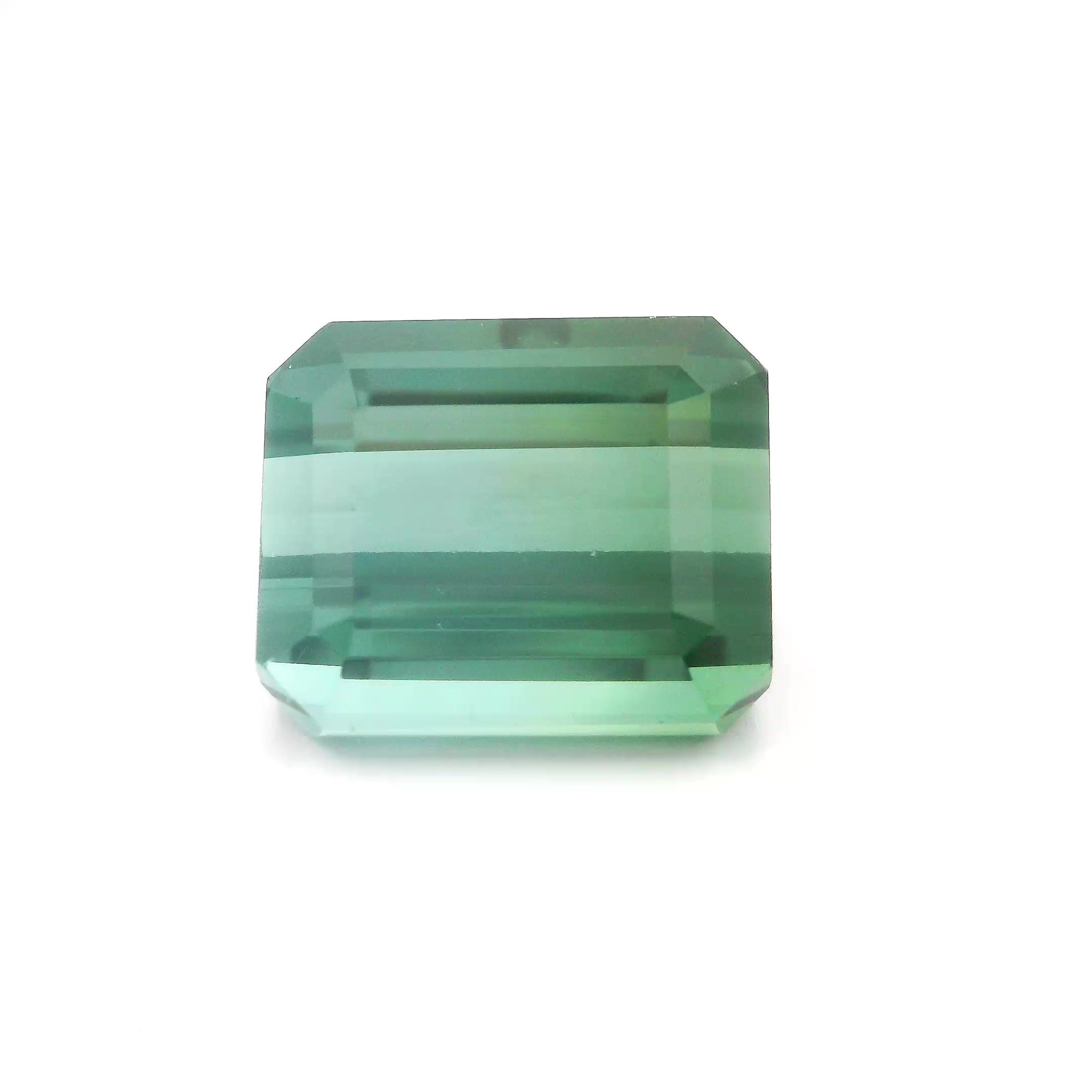Turmalin 4,98 ct, niebieski, szlif ośmiokątny