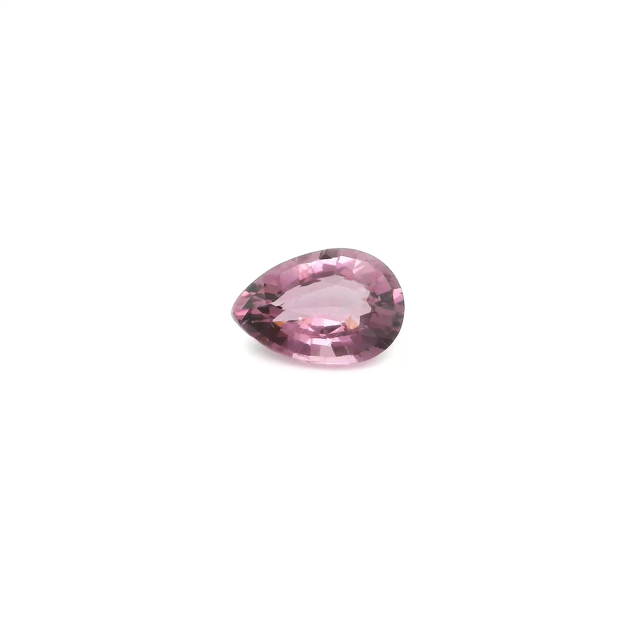 0.99 ct Pear spinel