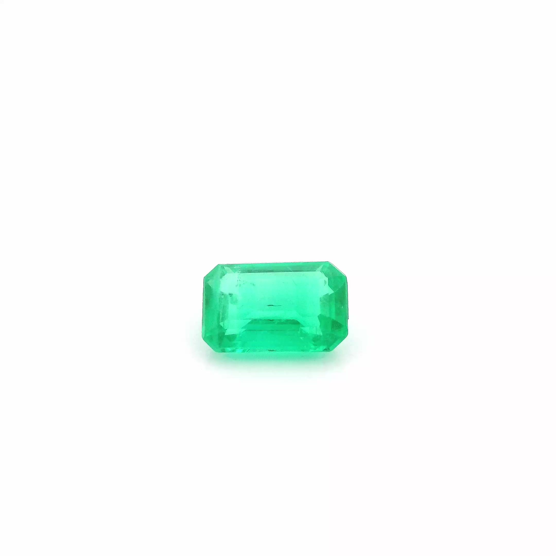 0.66 ct Octagonal emerald