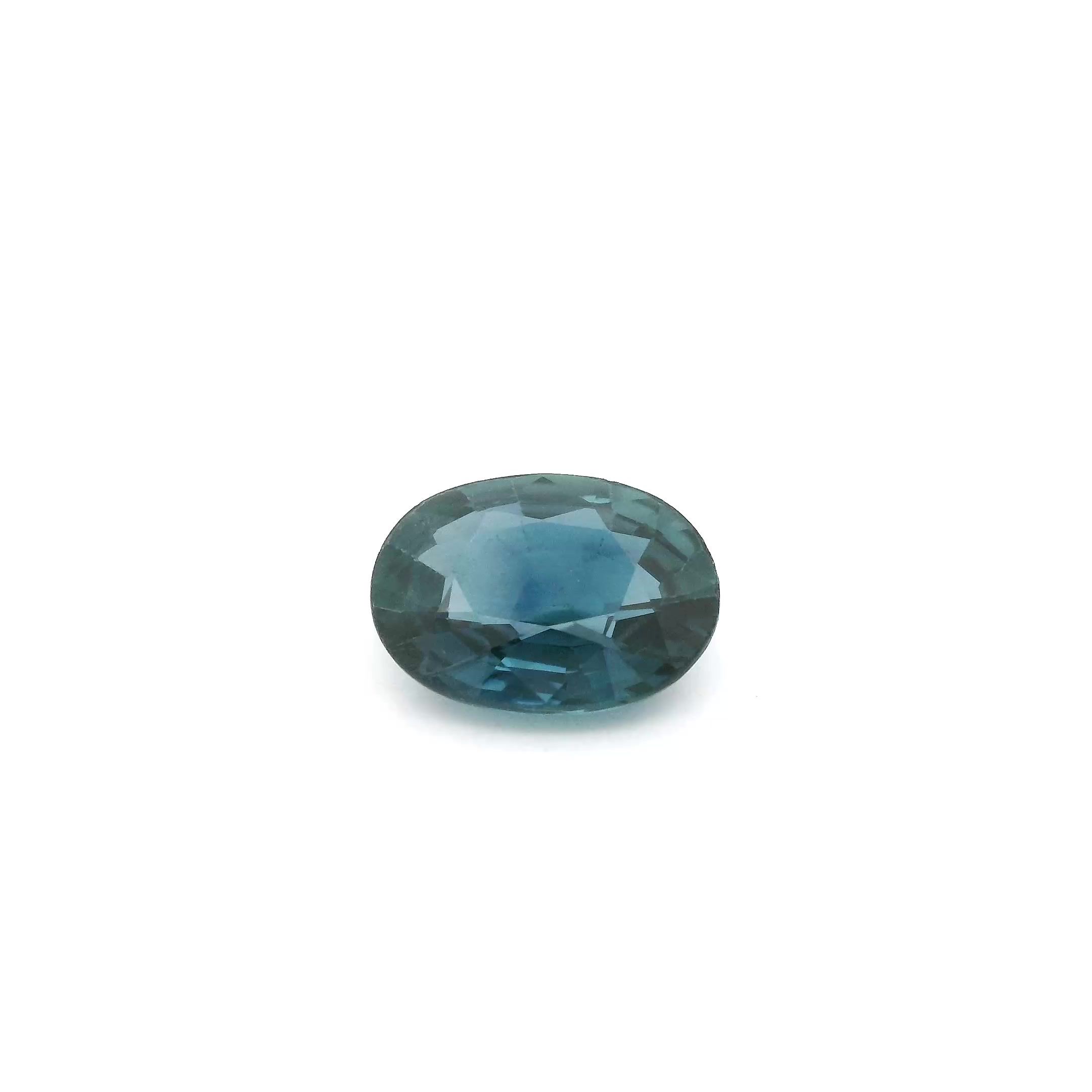 SAPPHIRE FACETED 1.47ct BLUE Intense EC SRILANKA HEATED