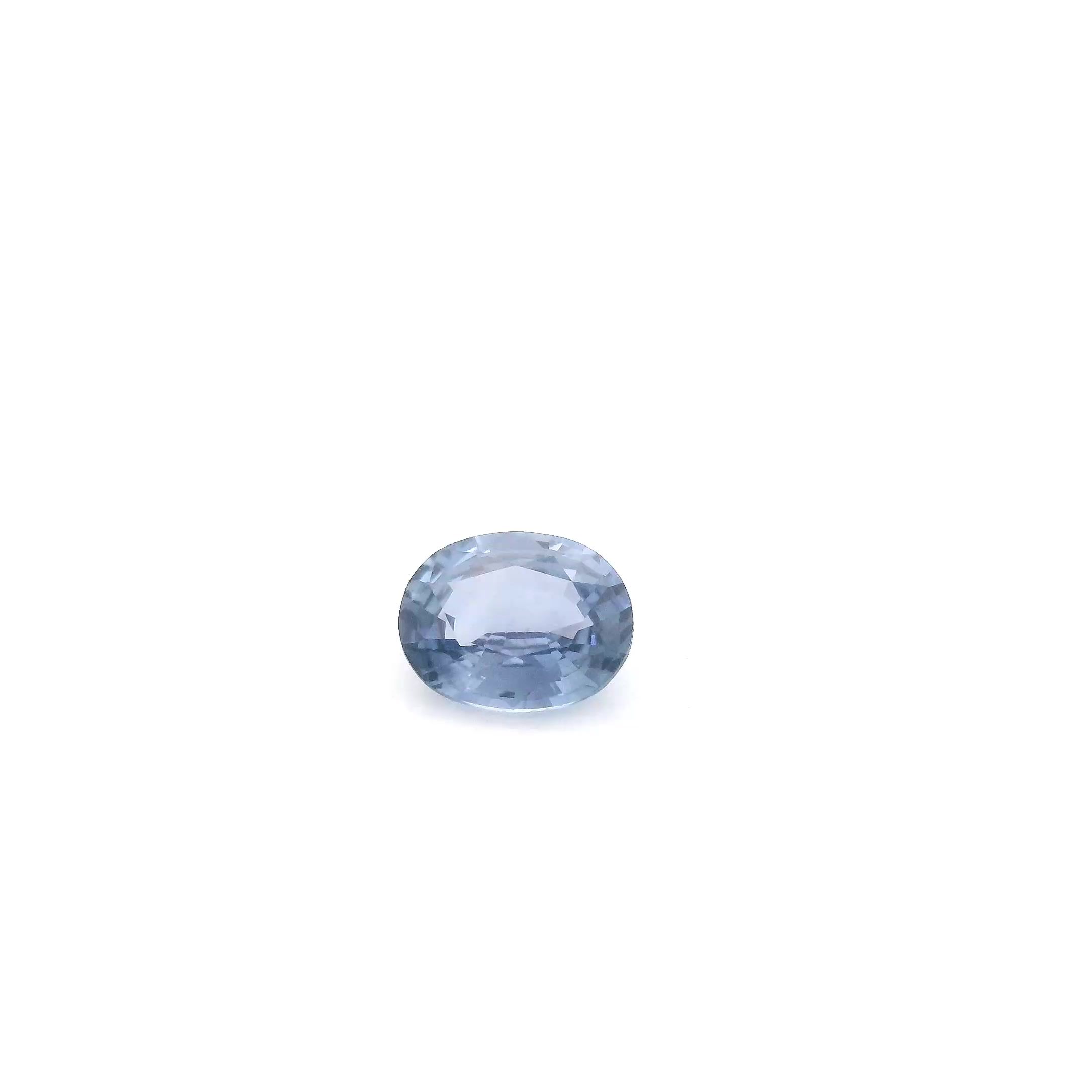 SAPPHIRE FACETED 0.53ct BLUE Medium Intense EC SRILANKA HEATED