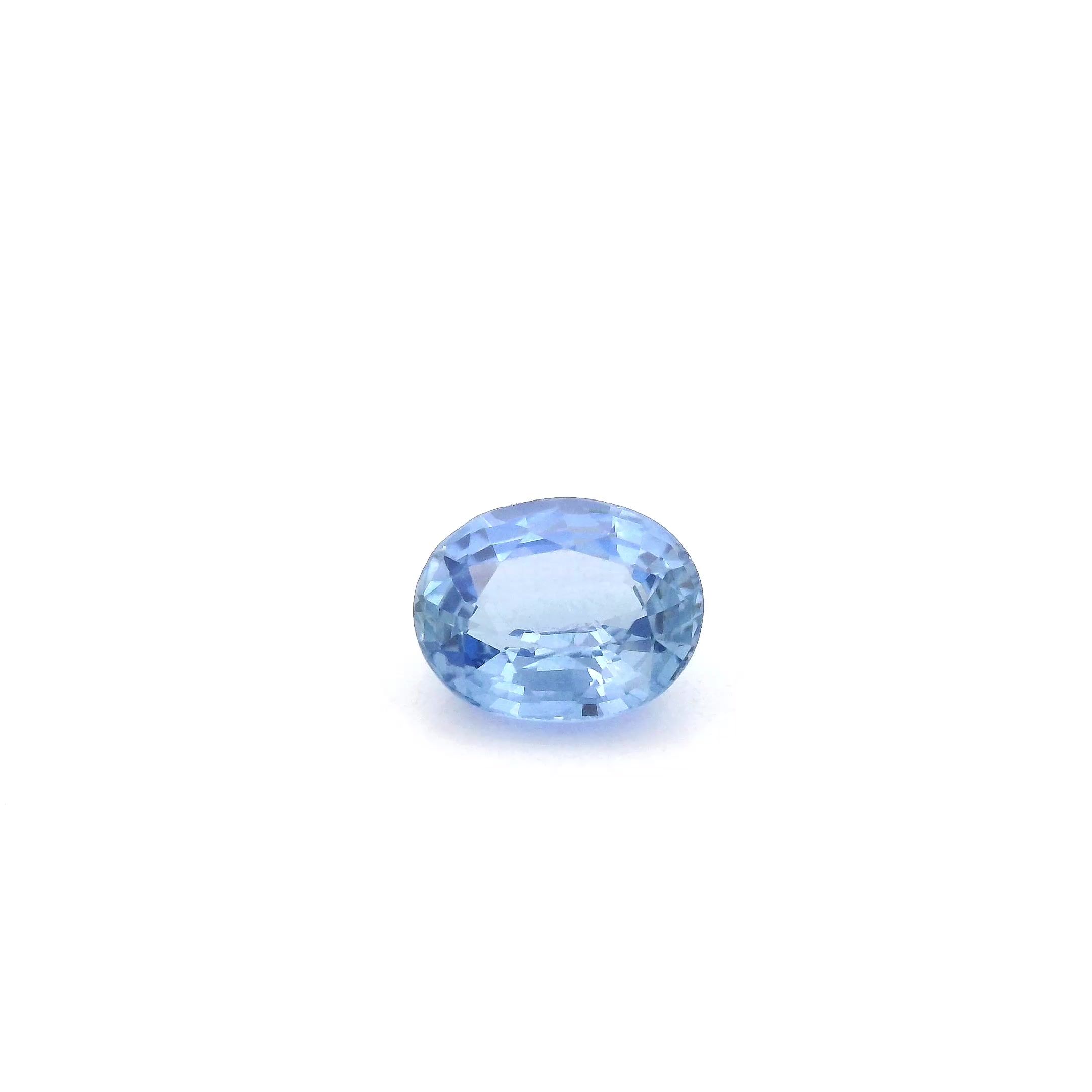 SAPPHIRE FACETED 1.07ct BLUE Medium Intense EC SRILANKA HEATED