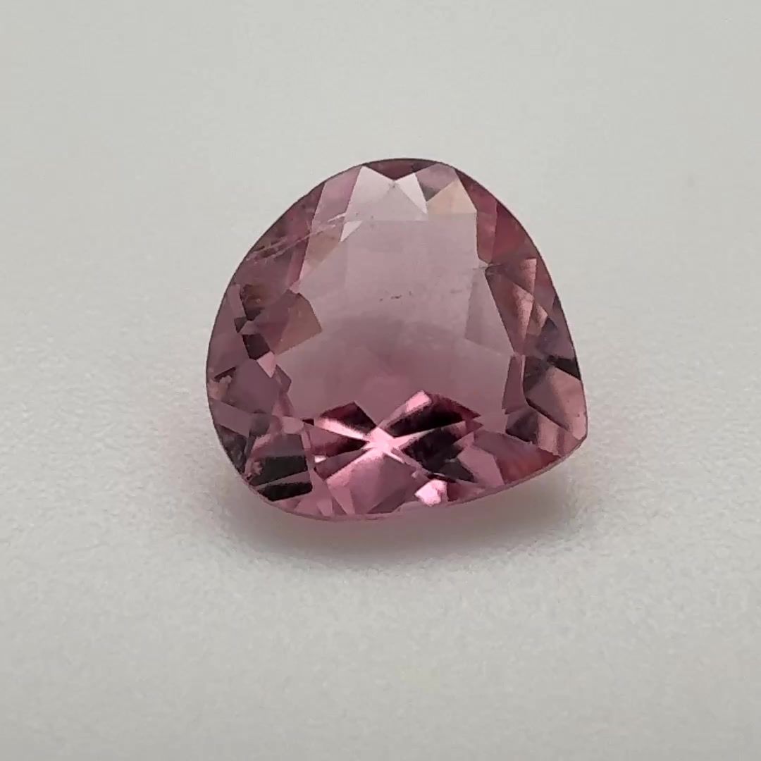 TOURMALINE FACETED 1.58ct PINK Light Pink SI BRAZIL NONE