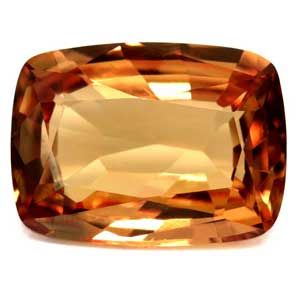 Szafir 1,48 ct, różowy, szlif cushion