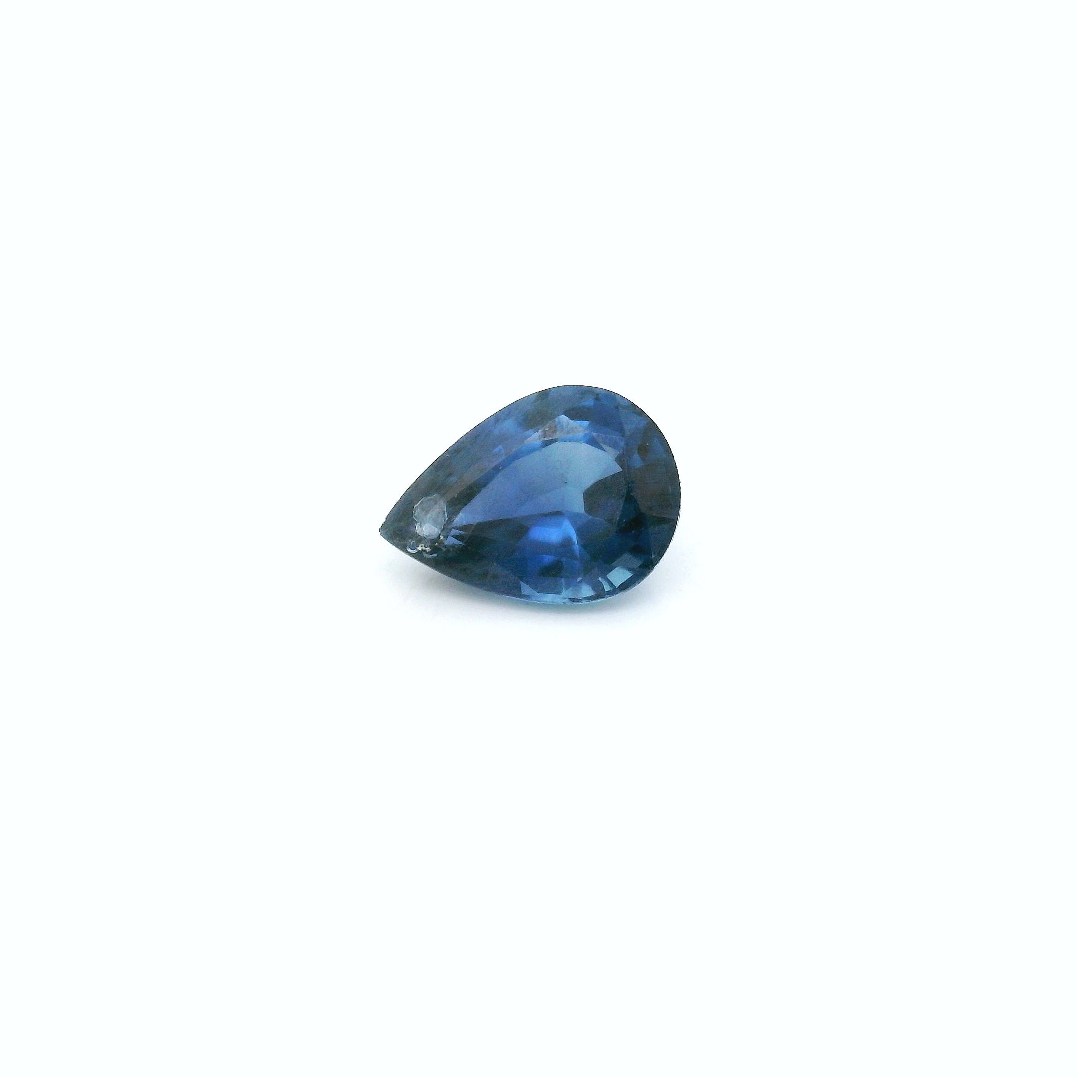 0.93 ct Pear sapphire