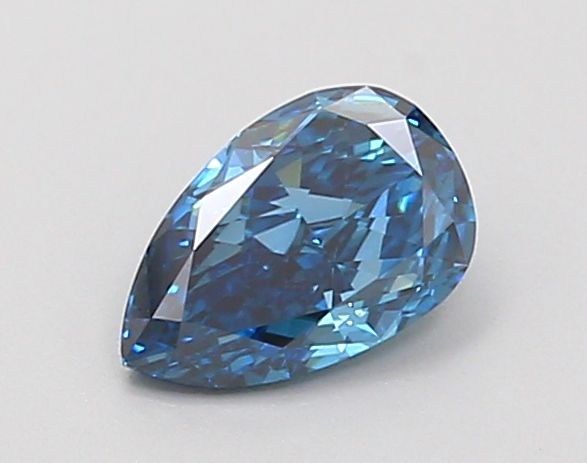 0.44 CT Fancy Vivid Blue PEAR