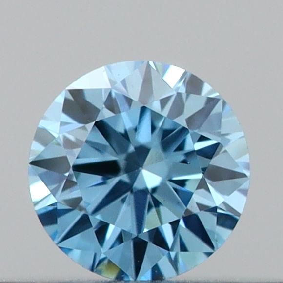 0.19 CT Fancy Vivid Blue ROUND