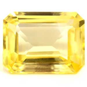 SAPPHIRE FACETED 5.0ct YELLOW Vivid Yellow EC SRILANKA NONE