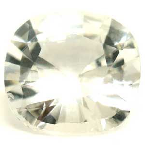 Szafir 1,04 ct, biały, szlif cushion
