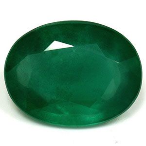 Szmaragd 3,35 ct, zielony, szlif owalny