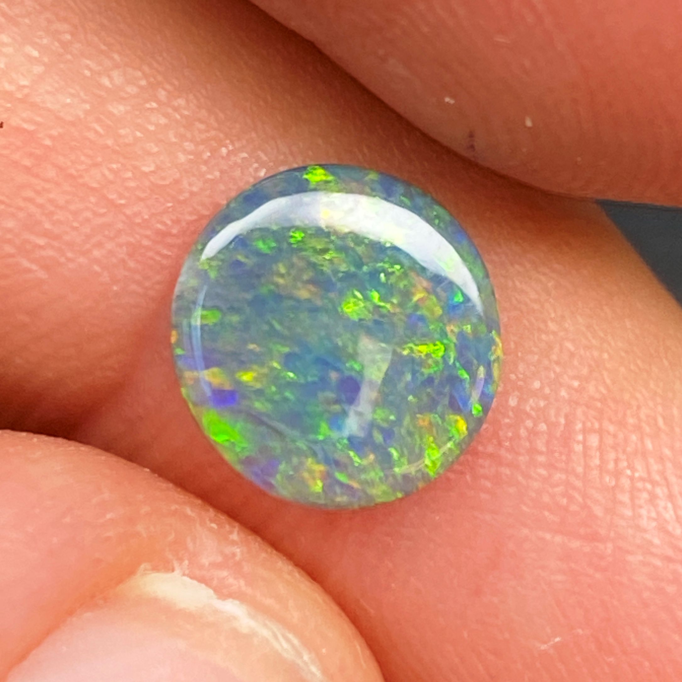 OPAL FACETED 1.37ct BLACK Black EC AUSTRALIA NONE