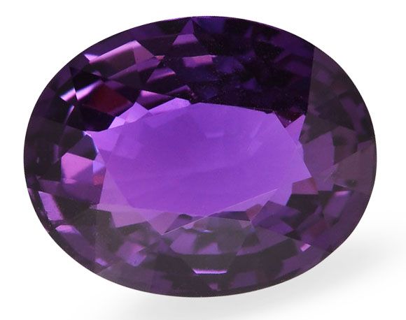 Szafir 10,15 ct, purpurowy, szlif owalny