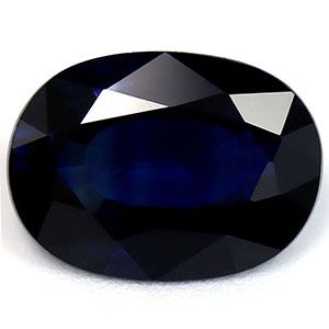 Szafir 1,45 ct, niebieski, szlif owalny