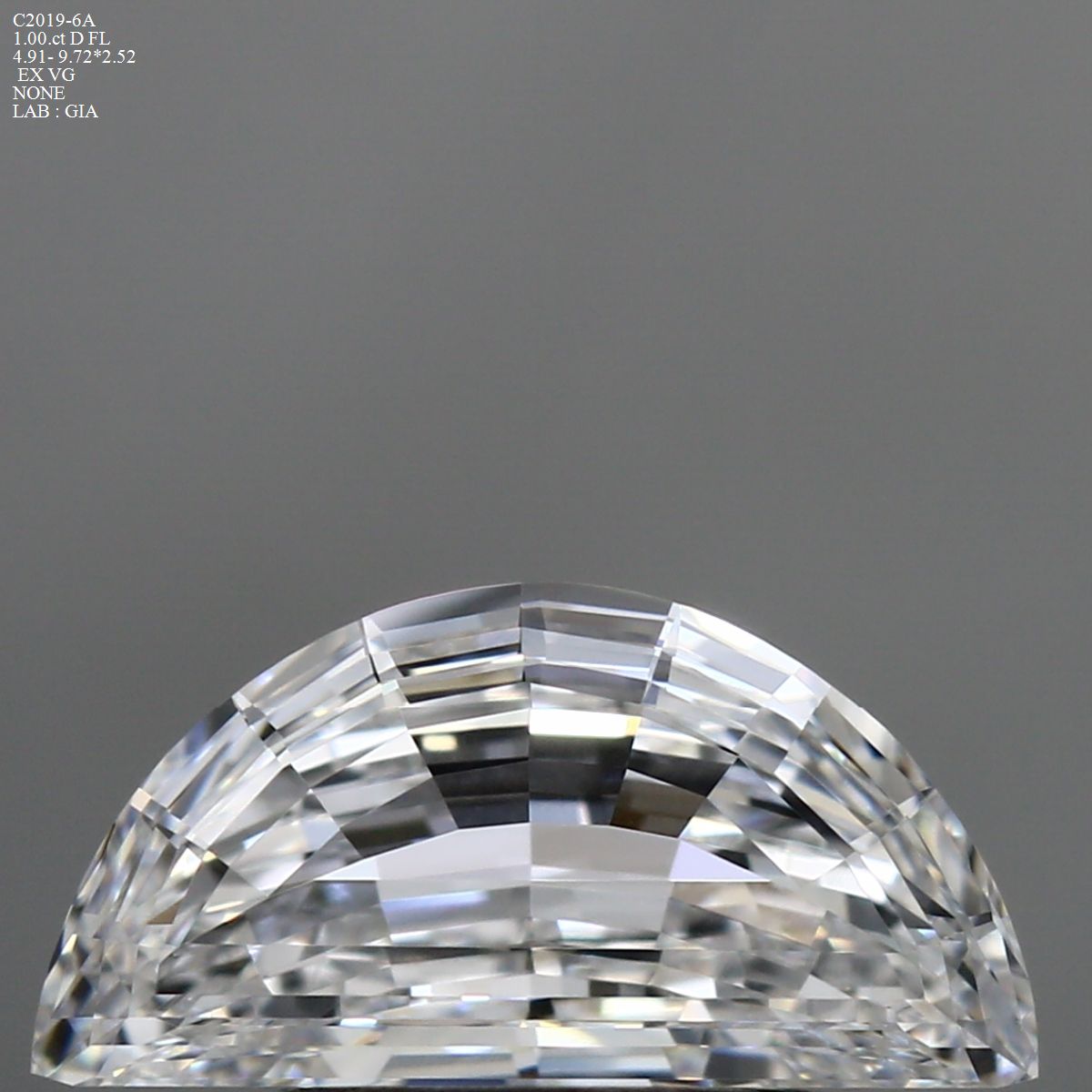 Prírodný diamant half moon,...