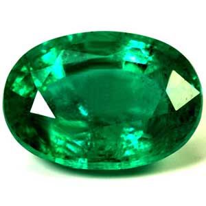 Szmaragd 4,15 ct, zielony, szlif owalny
