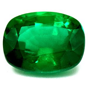Szmaragd 3,43 ct, zielony, szlif cushion