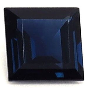 SAPPHIRE Square 0.88ct BLUE EC FACETED