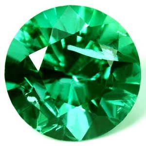 Szmaragd 1,49 ct, zielony, szlif okrągły