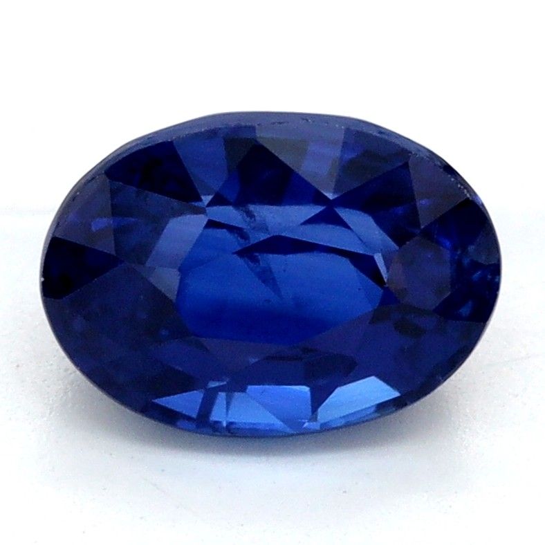 Szafir 1,17 ct, niebieski, szlif owalny