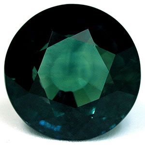 Szafir 5,01 ct, morski, szlif okrągły