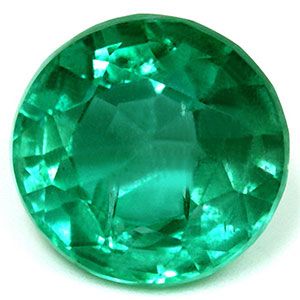 Szmaragd 5,75 ct, zielony, szlif okrągły