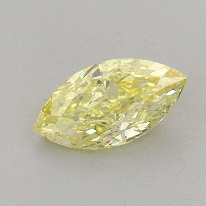 0.52 CT Fancy Vivid Yellow MARQUISE