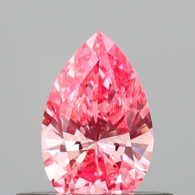 0.41 CT Fancy Vivid Pink PEAR