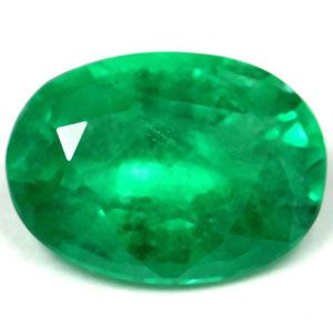Szmaragd 1,27 ct, zielony, szlif owalny